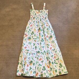 Hill House White Floral Maxi Dress